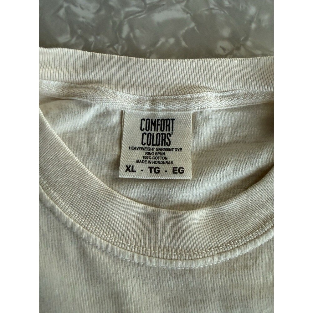 Comfort Colors David Byrne Who Is The Sky? Tour Heavyweight Tee White - XL - Picture 3 of 7